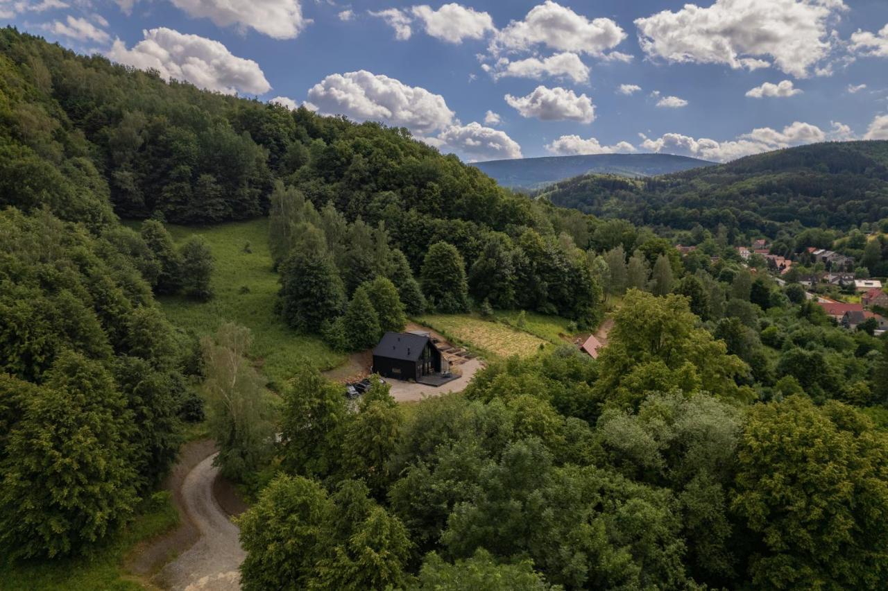 Czarny Domek W Gorach Pieszyce Exteriör bild